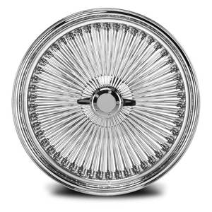 Cerchi a Raggi 18x8 20x8 22x8 24x10 Pollici, <span class=keywords><strong>100</strong></span> Raggi 150 Raggi, Stile Americano Standard, Cromati, Ruote a Raggi da <span class=keywords><strong>20</strong></span> Pollici per Auto d'Epoca - Product Image 2