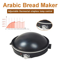 Machine à griller électrique multifonction pour pain arabe et roti, plaque en fonte, crêpière avec revêtement antiadhésif, pour usage domestique et économe en énergie