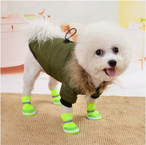 Abrigo de invierno para perros para <span class=keywords><strong>Chihuahua</strong></span>, capucha de piel suave, ropa para perros pequeños - Product Image 4