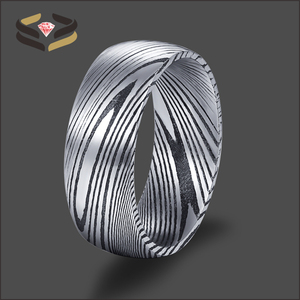 Bague <span class=keywords><strong>de</strong></span> <span class=keywords><strong>mariage</strong></span> en acier damas noir <span class=keywords><strong>de</strong></span> 8mm <span class=keywords><strong>pour</strong></span> hommes bagues <span class=keywords><strong>de</strong></span> bijoux damas à la mode <span class=keywords><strong>cadeau</strong></span> <span class=keywords><strong>de</strong></span> fiançailles fête <span class=keywords><strong>d</strong></span>'<span class=keywords><strong>anniversaire</strong></span> - Product Image 4