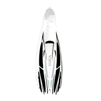 V.DIVE Sirip Selam Profesional Tahan Lama Ringan TPR Full Foot Kekakuan Sedang untuk Dewasa Snorkeling Diving Renang