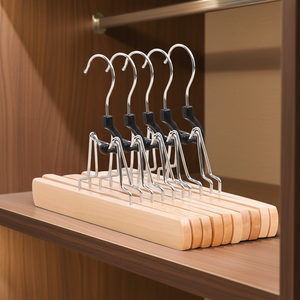 Organisateur de vêtements multifonctionnel écologique en <span class=keywords><strong>bois</strong></span> laqué pliable Lavinia à un niveau, porte-perruque, sac de rangement pour extensions de cheveux - Product Image 2