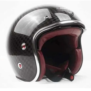 Werkseitig kunden spezifischer Kohlefaser-Doppelvisier-Jet-Helm Dot 3/4 <span class=keywords><strong>Open</strong></span> Face - Product Image 5