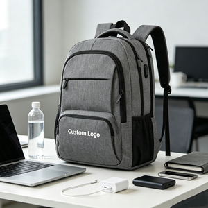 Personalized Business <b>Backpack</b> Custom Design Waterproof <b>Laptop</b> Bag USB Charging Travel <b>Backpack</b> - Product Image 6