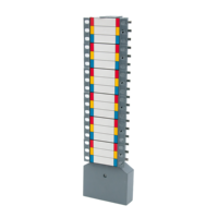 Assemblée de casserole de rail DIN Distribution d'énergie 250A MCB Barre omnibus principale triphasée 250A 50/60Hz Design compact