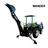 Pelle-pelle rétrocaveuse tracteur 18-45HP, chargeuse-pelleteuse à attelage 3 points