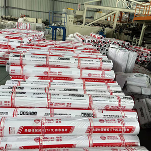 Mz resistente ai raggi UV resistente 1.5mm autoadesiva TPO tetto in gomma membrana impermeabilizzante per cemento metallico legno tetto terrazzo - Product Image 6