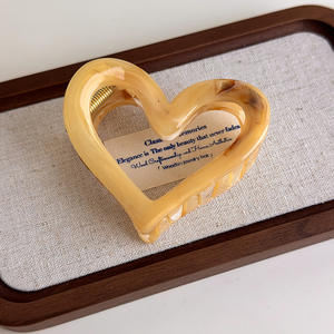 Pinza de Pelo Marrón con Diseño de Garra de Tiburón para Mujer, Color Café Mate, Geométrica, Pinzas de Pelo Grandes Esmeriladas, Superventas - Product Image 3