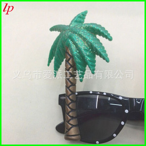Lunettes de soleil sur le thème de l'été avec décor de perroquet et de palmier, accessoires de fête unisexes LPS0065 - Product Image 3