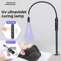 Lampe de sol à lumière UV pour extensions de cils, nail art, tatouage des sourcils, équipement professionnel de salon de beauté