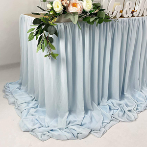 Manteles Desechables Glamurosos Cuadrados y Rectangulares 100% Poliéster, Resistentes al Aceite y al Agua, Duraderos, Tamaño Personalizado para Banquetes de Boda - Product Image 3