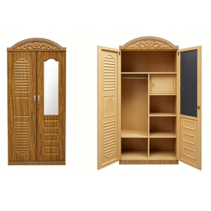 Armoire en acier verrouillable, ensemble de meubles de chambre à coucher, vestiaire, penderie, armarios, roperos - Product Image 3