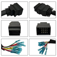 MSC04753 MSC04754 Kit de réparation de faisceau de câbles de chasse-neige pour connecteur BOSS 13 broches côté véhicule 1304745 1304744 US Cable Assembly