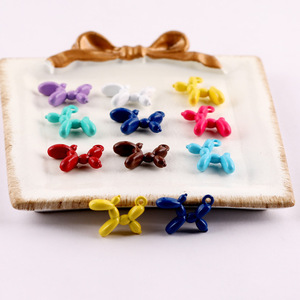 Colorful <b>Balloon</b> Dog Charm Pendant DIY Jewelry Accessories For Bag Charms Unisex Fashion Pendants Animal Shape Yiwu Origin - Product Image 3