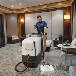 Limpiadora a Vapor Comercial, Máquina <span class=keywords><strong>de</strong></span> <span class=keywords><strong>Limpieza</strong></span> <span class=keywords><strong>de</strong></span> Alfombras <span class=keywords><strong>de</strong></span> Gran Tamaño, para Sofás y <span class=keywords><strong>Cortinas</strong></span>, 55 Litros, Puede Limpiar 300 Metros Cuadrados a la Vez - Product Image 1
