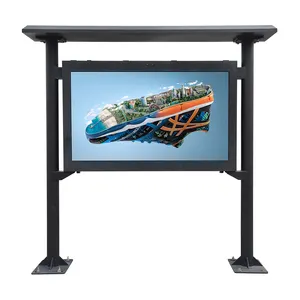 75 Inch Outdoor Hoge Verlichting Software Android Touchable Digitale Bewegwijzering Hoge Temperatuur Resistent Buitenreclame Display