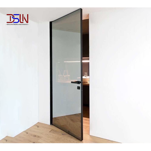 Puerta Corrediza de Aluminio Premium con Marco Estrecho y Estructura Impermeable para Baño, Interiores y Proyectos de Vivienda Moderna - Product Image 1