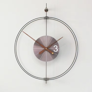 <span class=keywords><strong>Horloge</strong></span> murale espagnole moderne simple mode 12 échelles minimaliste haute sensibilité pour salon <span class=keywords><strong>horloge</strong></span> murale décorative - Product Image 4