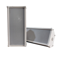 Haut-parleur de colonne extérieur étanche IP66 20W 30W 40W 60W en alliage d'aluminium, système de sonorisation mural pour diffusion publique