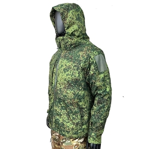 Blouson bombardier tactique d'hiver épais pour homme, sans col, avec revêtement imperméable - Product Image 3