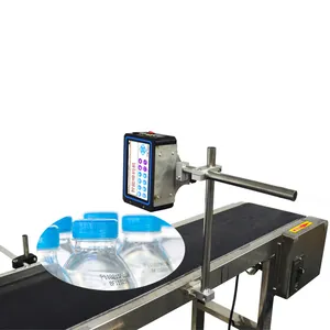 Impresora térmica portátil de código de lote de chorro de mano más vendida máquina de impresión de logotipo de fecha de caducidad de número de lote TIJ para botellas