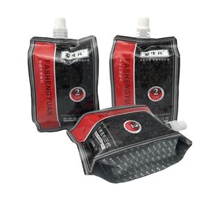 Bolsa Doypack Reutilizable de Ocho Lados de 280 ml Personalizada, Bolsa con Boquilla de Papel de Aluminio para Envasado de <span class=keywords><strong>Tinte</strong></span> para el Cabello, Gel y Crema - Product Image 1