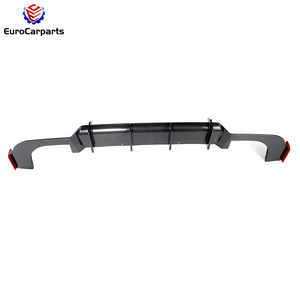 Fibra de carbono seca Clase G W463A W464 G500 G350 G63 difusor trasero coche parachoques trasero alerón aletas cubierta protectora tubo de cola - Product Image 2