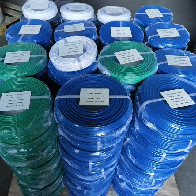 BV6 Copper Power Cable PVC Insulation 750V Rated Voltage IP65 Protection House Wiring Cable for Construction Use