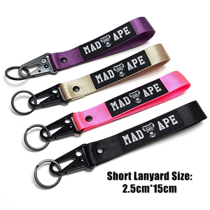 Correa <span class=keywords><strong>de</strong></span> Muñeca con Logotipo Personalizado del Fabricante, Sin Pedido Mínimo, Llavero <span class=keywords><strong>de</strong></span> Poliéster y Nailon Tejido, Cordones Personalizados - Product Image 4