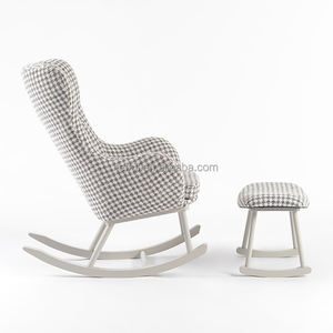 Fauteuil à bascule rembourré pour bébé, idéal pour l'alimentation et la récupération post-partum de la maman - Product Image 4