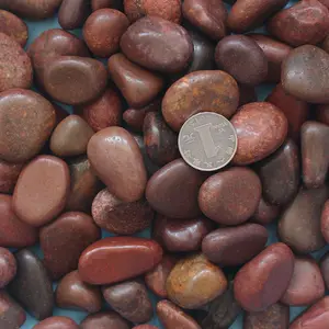 High Polished Black River Pebble Stone Common White High Quality Pebbles For Landscaping