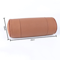 Luxe Auto bureau chaise appuie-tête tapis voiture oreiller siège arrière cylindrique mémoire mousse étanche cou colonne vertébrale coussin