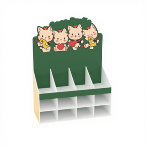 PVC Bira İçecek Teşhir Rafı, Market Promosyonları İçin Chevrolet Tarzı Yerden Tavana Büyük Raf - Product Image 2