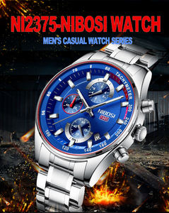 2375 obral besar jam tangan kuarsa pria jam tangan kalender pria Relogio Masculino bercahaya jam tangan olahraga kasual baja tahan karat tahan air - Product Image 2
