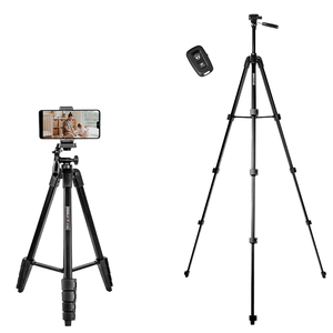1.3m Saling in alluminio alloytreppiede stabile per telefono gambe in metallo supporto portatile Tiktok per treppiedi Live Streaming - Product Image 3