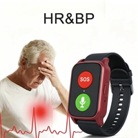 Pulsera Rastreadora GPS SOS 4G LTE ODM/OEM con Monitor de Frecuencia Cardíaca, Dispositivo de Rastreo para Pacientes con Alzheimer y Personas Mayores
