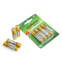 Baterai Alkaline AA LR6 1.5V 4.2Wh 3-Circles untuk Peralatan Rumah Tangga, Elektronik Konsumen, Mainan & Peralatan Listrik