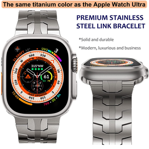 Bracelet de montre en acier inoxydable à motif Iron Man pour <span class=keywords><strong>Apple</strong></span> <span class=keywords><strong>Watch</strong></span> Series 10/9/8/Ultra (42-49mm) - Product Image 2