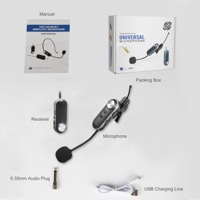 Microphone sans fil MIM-T-6 antenne microphone sans fil professionnel uhf