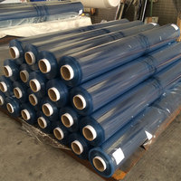 Film PVC souple transparent en plastique transparent normal, rouleau de film PVC souple