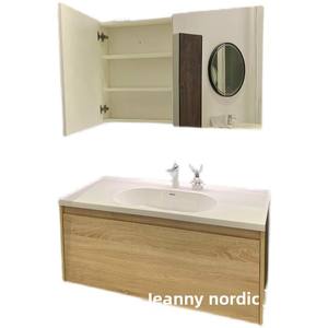 <span class=keywords><strong>Mueble</strong></span> de <span class=keywords><strong>Baño</strong></span> Moderno Minimalista de Pared con <span class=keywords><strong>Lavabo</strong></span> Integrado de Cuatro Lados con Bloqueo de Agua - Product Image 5