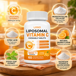 Complément Alimentaire Personnalisé à Forte Teneur en Acide Ascorbique Liposomal 1000mg, Comprimés de Vitamine C pour Améliorer l'Immunité, 60 unités - Meilleures Ventes - Product Image 2