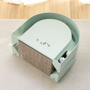 Geassembleerde Kattenkrabber Plastic + Gegolfd Papier Kattenmeubilair Speelgoed Met Ballen - Product Image 3