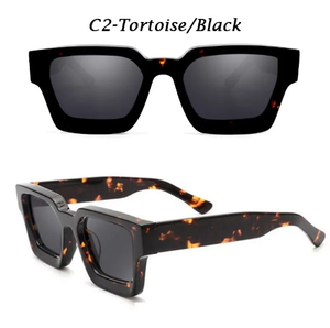 NUEVAS <span class=keywords><strong>Gafas</strong></span> de Sol Polarizadas de Lujo de Alta Calidad 2024 para <span class=keywords><strong>Hombre</strong></span> y Mujer con Lentes UV400 y Patillas Anchas y Gruesas de Acetato - Product Image 2