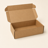 Boîte à courrier Kraft en gros / Fournisseur de boîtes en carton ondulé / Boîte d'expédition économique
