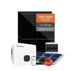 Good Price Low Cost Of A 10Kw 20Kw 30Kw On Grid Tie Solar System With New Design