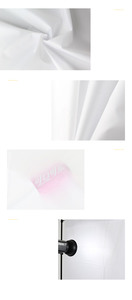 Toile de fond diffuseur douce de 2,3 m de large, de couleur blanc pur, pour la photographie et la vidéographie - Product Image 4