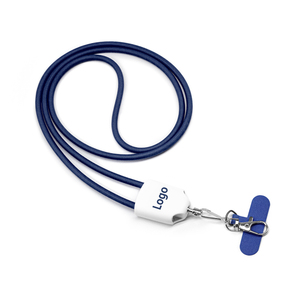 Promotional Nylon Lanyards All-in-One Data Cables 60w Fast Charging High Quality Keychain Gift for Banks and Clients
