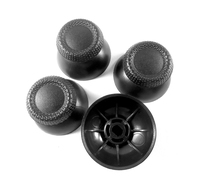 Capuchons de champignon en plastique de Module de capuchon de bâton de joystick analogique 3D noir et gris pour couvercle de Protection de pouce de contrôleur PS5