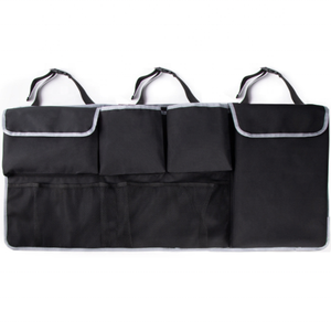 100*45cm Grande Taille Sac De Stockage De Voiture pour SUV MPV Universal Siège Arrière de Voiture Organisateur Accessoires <span class=keywords><strong>Oxford</strong></span> Auto Siège Arrière Sac - Product Image 1
